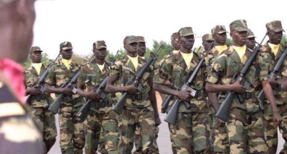 Senegalese soldiers.  By Seyllou Diallo (AFP/File)