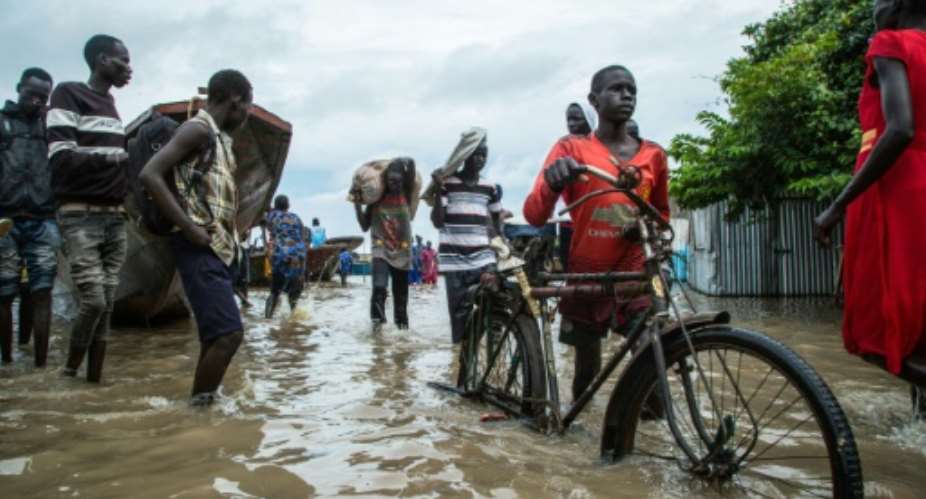 Floods in Sudan have killed 63 people since July.  By Akuot Chol AFPFile