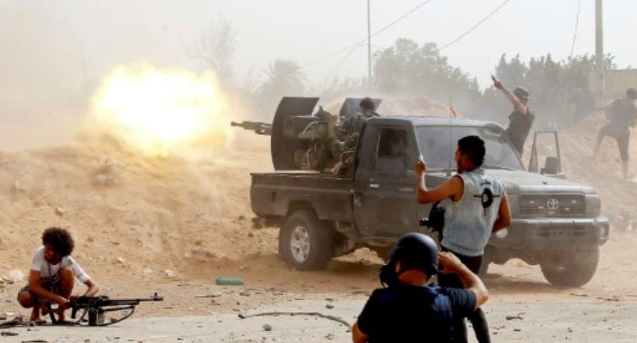 Forces loyal to Libya's UN-recognised government have been fighting to stop an offensive on the capital Tripoli launched in April by the self-styled Libyan National Army.  By Mahmud TURKIA AFP