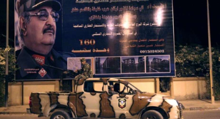 Forces under Libyan strongman Khalifa Haftar provide backing for Tobruk-based administration that controls much of the south and east of the country.  By Abdullah DOMA AFPFile