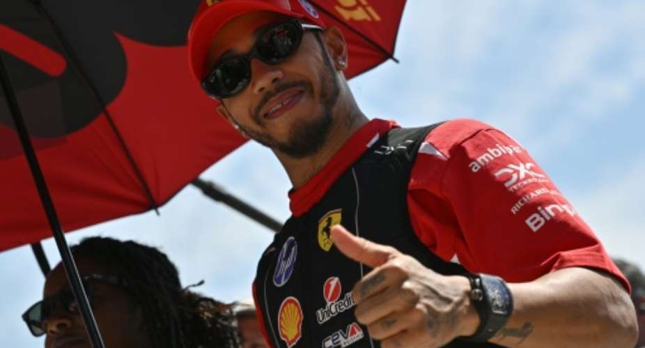 Former Formula One World Champion Lewis Hamilton has long supported am African and Prix.  By Andrej ISAKOVIC (AFP)