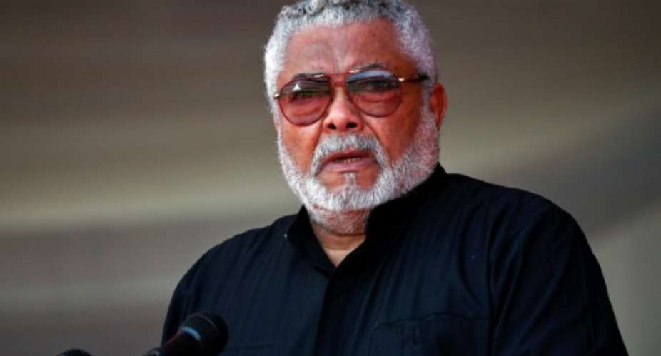 Former Ghana President Jerry Rawlings will be buried, finally, on Wednesday.  By TONY KARUMBA AFP