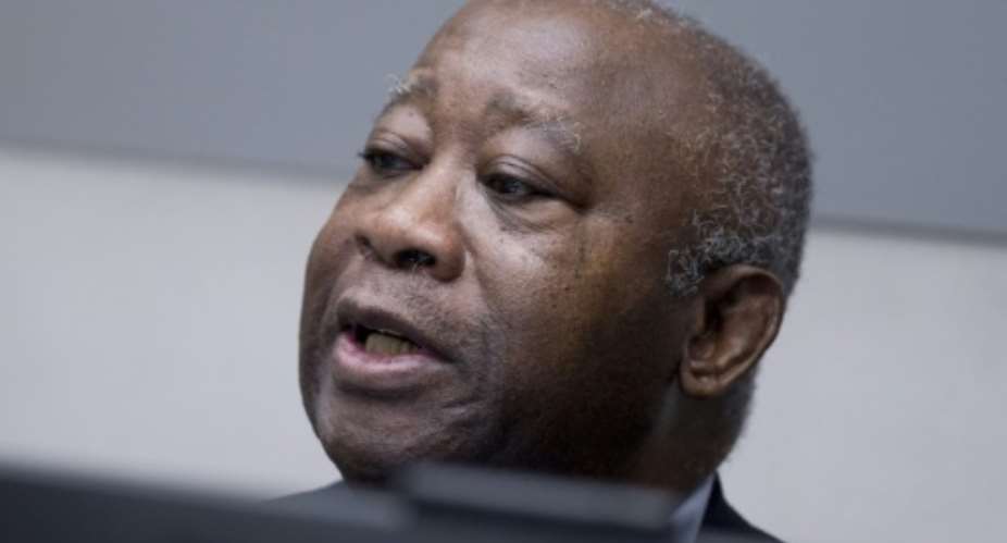 Former Ivory Coast president Laurent Gbagbo, pictured in 2016, and his former militia leader Charles Ble Goude, 45, have pleaded not guilty to four charges arising out of the post-election violence in 2010 to 2011.  By Peter Dejong POOLAFPFile