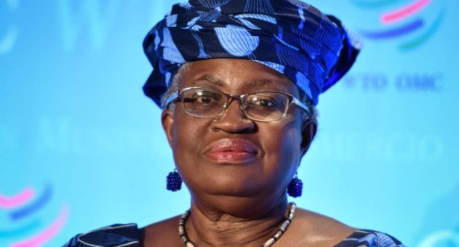 Former Nigerian finance and foreign minister Ngozi Okonjo-Iweala says she's keeping positive for her bid to lead the WTO.  By Fabrice COFFRINI AFPFile