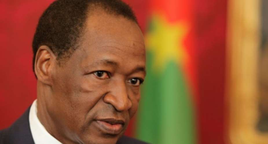 Former president Blaise Compaore of Burkina Faso was ousted after 27 years in power.  By DIETER NAGL AFPFile