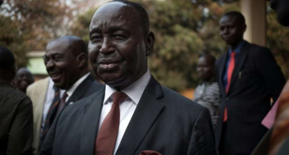 Former president Francois Bozize has been in exile in Guinea Bissau since 2023.  By FLORENT VERGNES (AFP)