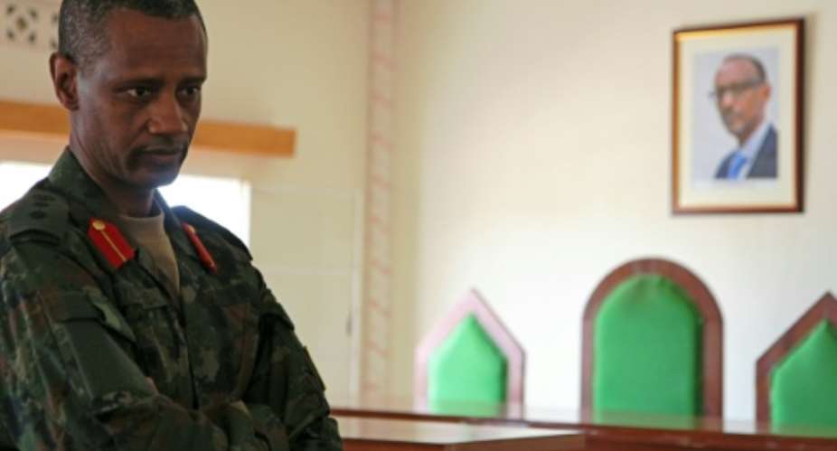 Former presidential guard chief Tom Byabagamba was sentenced in 2016 to 21 years in prison.  By STEPHANIE AGLIETTI (AFP)