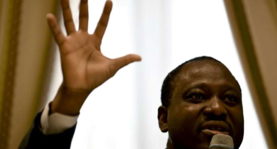Former rebel leader and would-be Ivory Coast presidential candidate Guillaume Soro is a serious challenger to his erstwhile ally President Alassane Ouattara, whom he helped to power in 2010.  By Lionel BONAVENTURE AFPFile