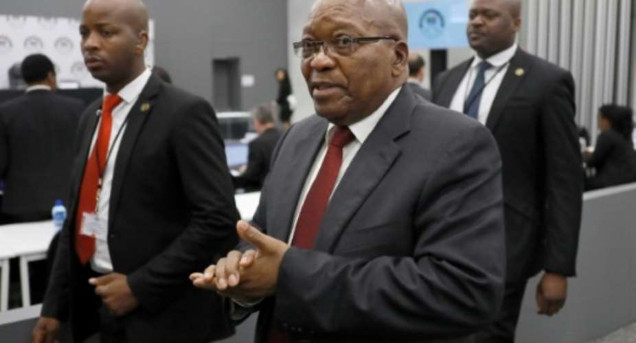 Former South African president Jacob Zuma is facing a judicial inquiry into corruption allegations.  By Kim LUDBROOK POOLAFP