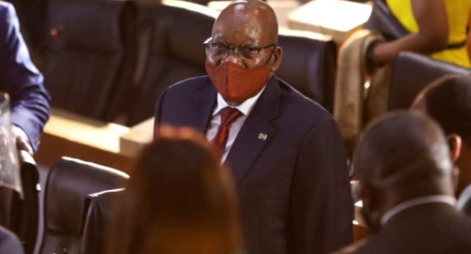 Former South African president Jacob Zuma walked out of a commission hearing testimonies over mass corruption during his rule.  By GUILLEM SARTORIO AFPFile