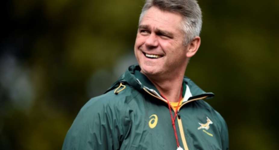Former Springboks coach Heyneke Meyer has refused to comment to AFP as of March 19, 2018 amid South African and French reports that he will become director of rugby at French Top 14 strugglers Stade Francais.  By Lionel BONAVENTURE AFPFile