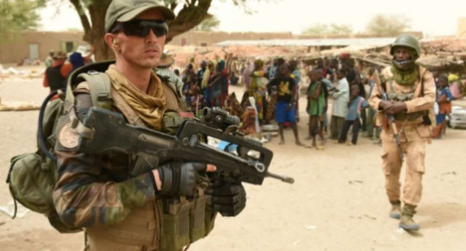France established a military presence in the Sahel nation in January 2013 to combat Islamists which had overrun key northern cities.  By Philippe Desmazes AFPFile