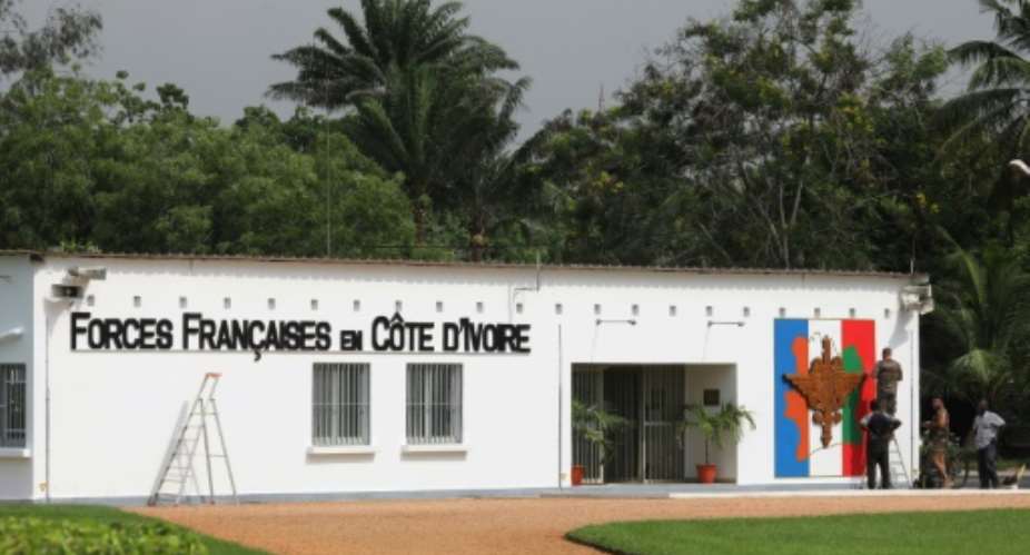 France has handed over its military base in Port-Bouet, Ivory Coast.  By Ludovic MARIN (AFP/File)