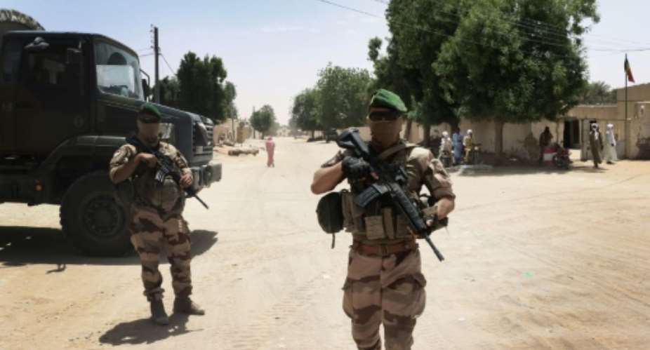 France is drawing down its military presence in the region.  By AURELIE BAZZARA-KIBANGULA (AFP)