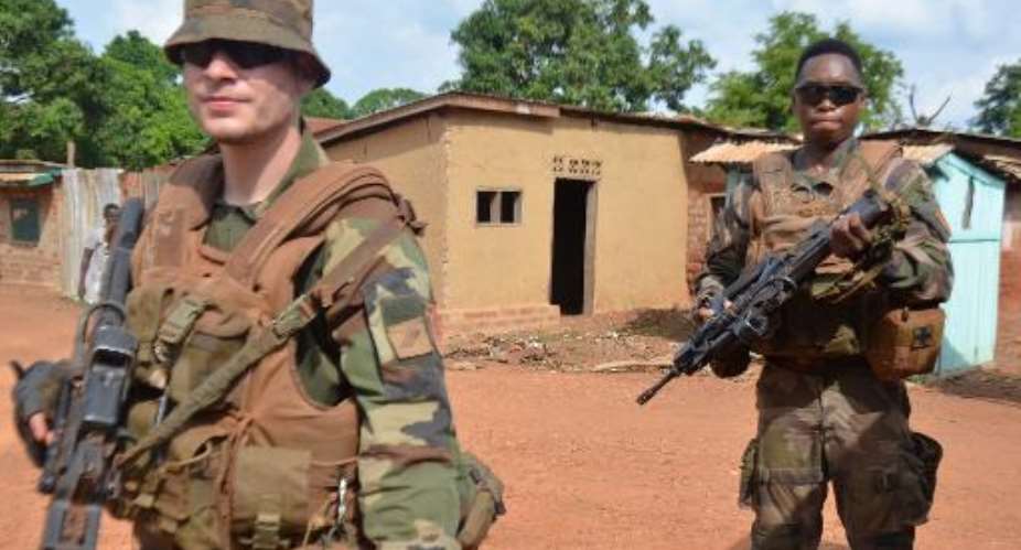 France launched Operation Sangaris in December 2013 in a bid to break the cycle of violence triggered by a coup earlier in the year. It had a peak strength of 2,000 troops before beginning its drawdown in March.  By Patrick Fort AFPFile