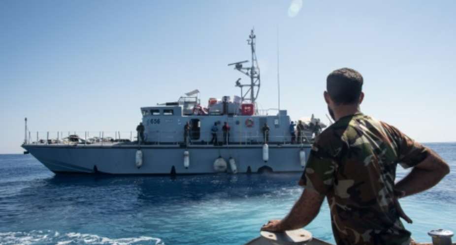 France's defence minister said the donation of six boats was to help the Libyan coastguard