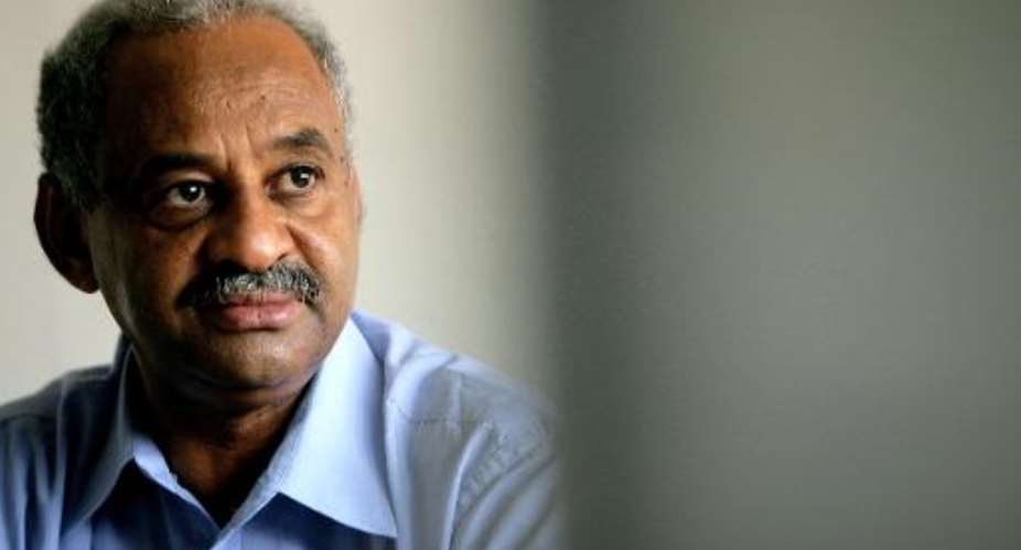 Sudanese journalist speaks to the AFP during an interview in Khartoum on May 29, 2012.  By Ashraf Shazly (AFP/File)