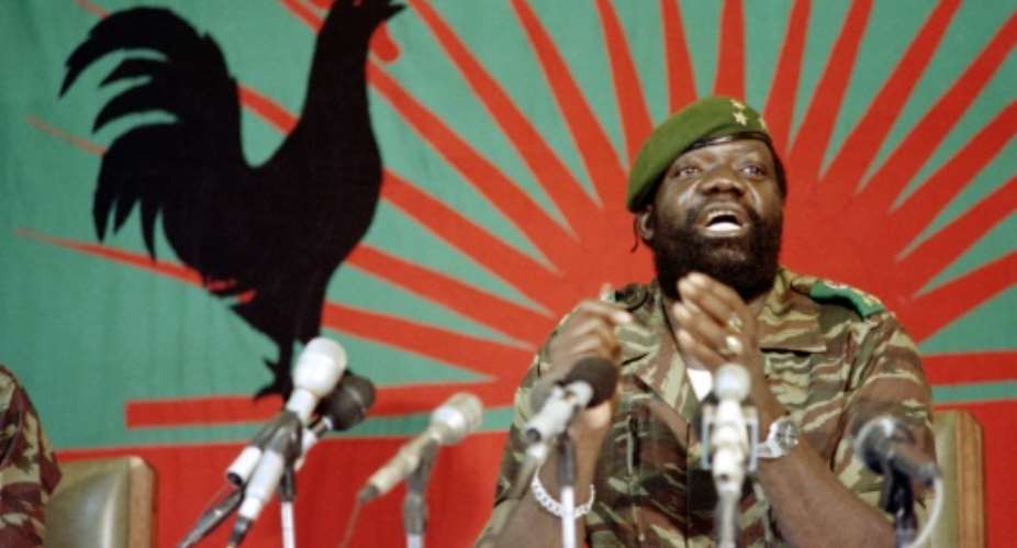 The Savimbi children sued Activision Blizzard, the maker of the Call of Duty video game, for defaming their father, slain Angolan rebel chief Jonas Savimbi pictured in 1985.  By Trevor Samson AFPFile