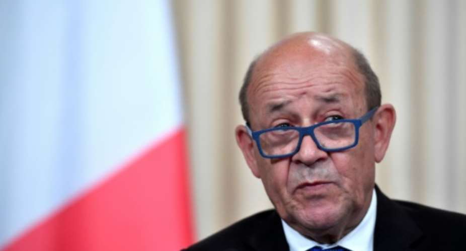 French Foreign Minister Jean-Yves Le Drian is the first top diplomat from France to visit Sudan in a decade.  By Alexander NEMENOV AFPFile