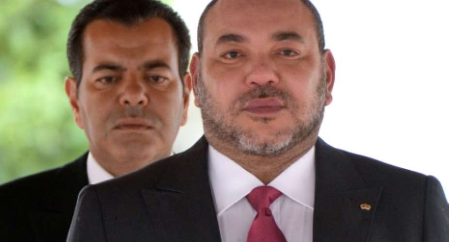 Moroccan King Mohammed VI R with Moroccan Prince Moulay Rachid pictured in Casablanca in March.  By Fadel Senna AFPFile