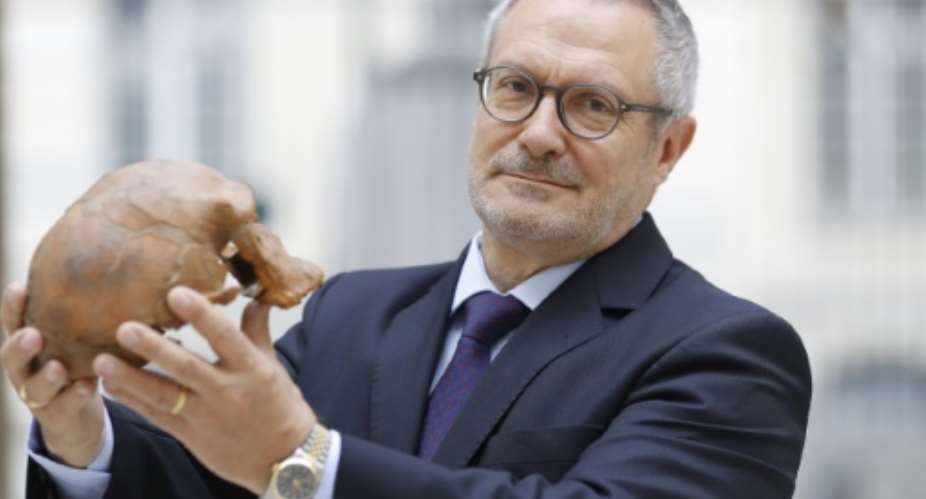French paleoanthropologist Jean-Jacques Hublin, who led research on an exciting fossil discovery in Morocco, says the resulting findings see a move further and further away from a linear vision of human evolution with a succession of species.  By PATRICK KOVARIK AFP