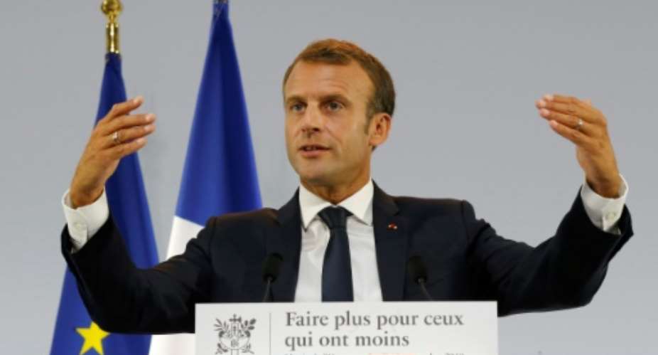 French President Emmanuel Macron sparked controversy on the campaign trail last year by declaring that France's colonisation of Algeria was a crime against humanity.  By Michel Euler POOLAFPFile