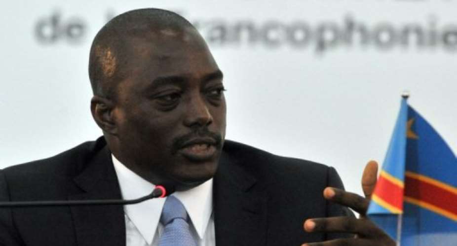 Joseph Kabila.  By Issouf Sanogo (AFP/File)