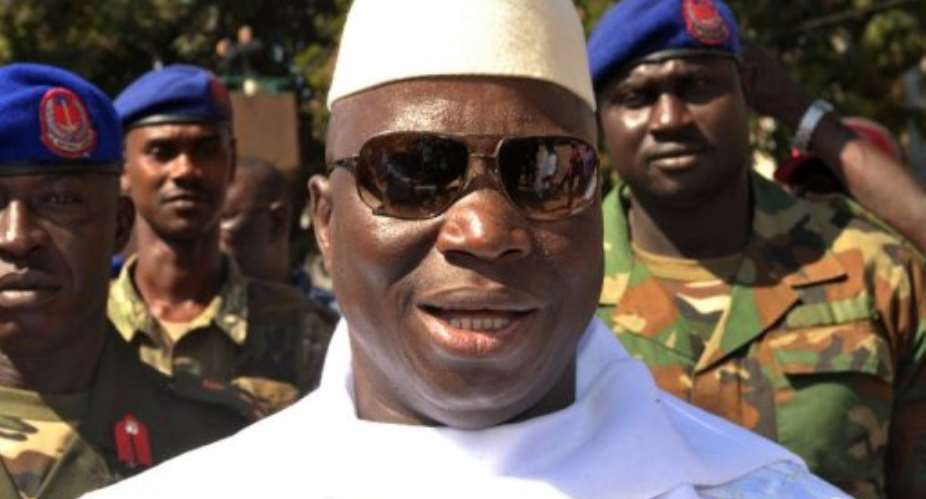 Jammeh dismissed concerns expressed by the African Union and rights bodies.  By Seyllou AFPFile