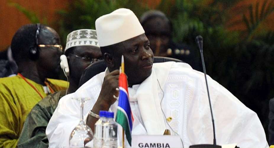 Gambian President Yahya Jammeh, pictured in 2009.  By Juan Barreto (AFP/File)