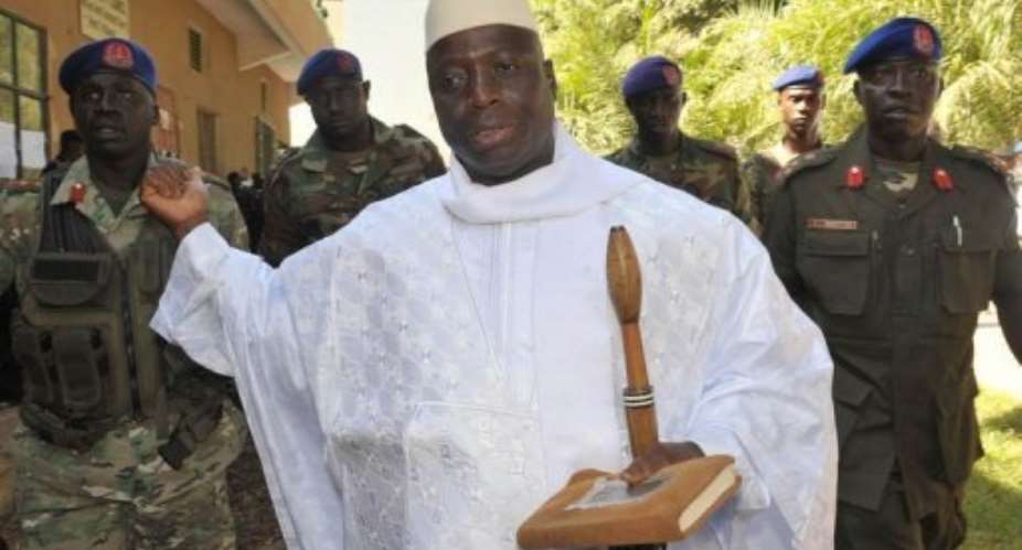 Gambias president Yahya Jammeh, pictured in 2011.  By Seyllou (AFP/File)
