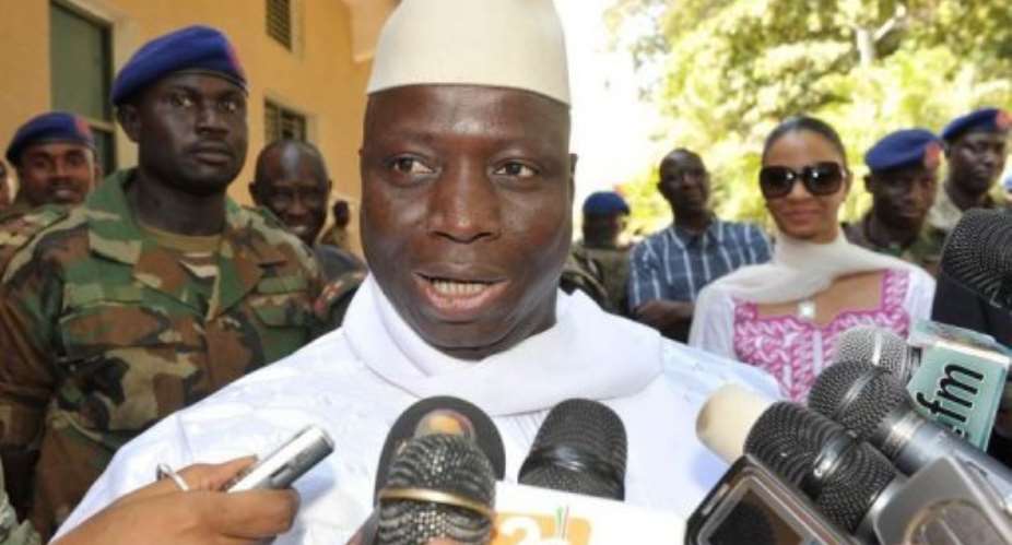 Jammeh said he wanted all foreign criminals out of Gambia.  By Seyllou (AFP/File)