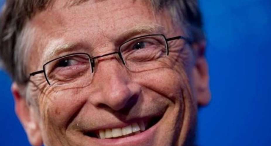 Bill Gates.  By Nicholas Kamm (AFP/File)