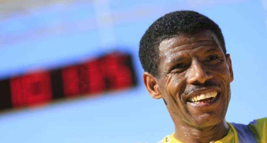 Ethiopian distance star Haile Gebrselassie has broken 37 world records and won two Olympic 10,000m titles.  By Alexander Klein AFPFile