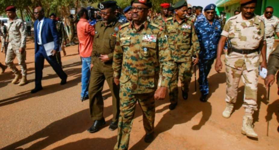 General Jamal Omar C  of Sudan's ruling military council can be seen July 4, 2019.  By ASHRAF SHAZLY AFPFile