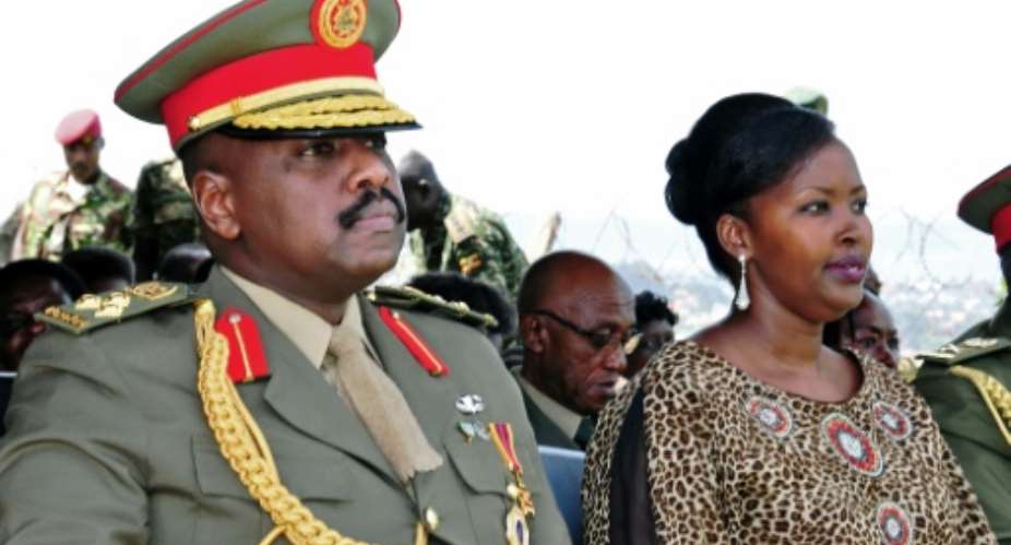 General Muhoozi Kainerugaba is increasingly seen as the dominant force in Uganda politics.  By PETER BUSOMOKE (AFP/File)