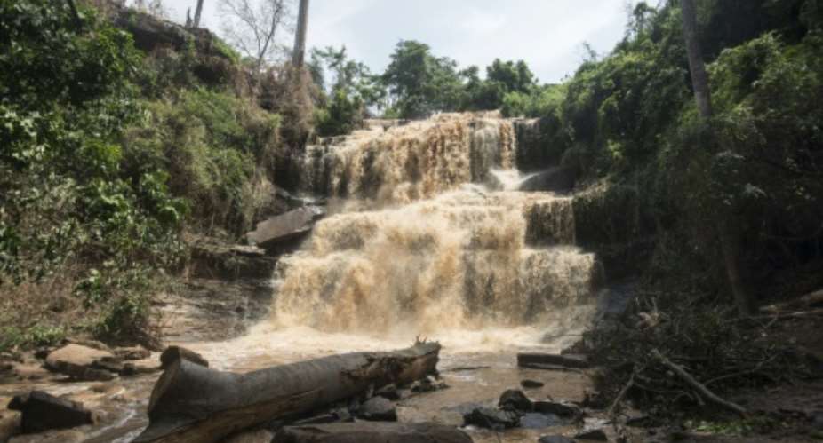 Ghanaian authorities have closed Kintampo Falls indefinitely after Sunday's tragedy.  By CRISTINA ALDEHUELA AFP