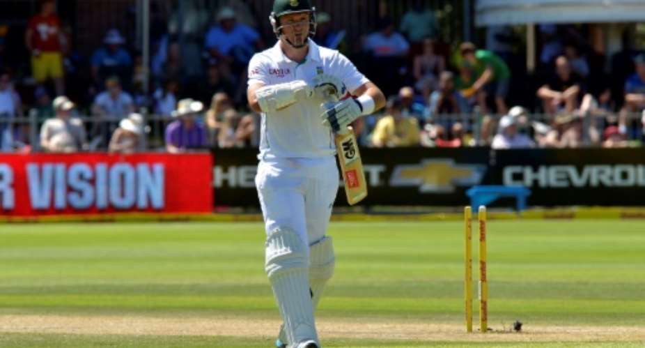 Graeme Smith, pictured in 2014, said the punishment of a one-match ban for his namesake, Australian captain Steve Smith, and three demerit points for Cameron Bancroft, who was caught on camera trying to tamper with the ball, was inadequate.  By ALEXANDER JOE AFPFile