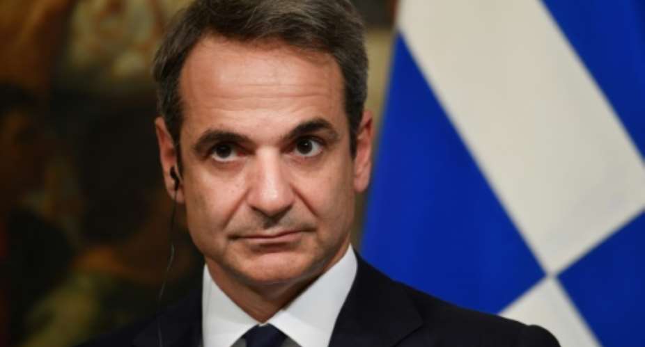 Greek Prime Minister Kyriakos Mitsotakis pictured November 2019 said an alliance cannot remain indifferent when one of its members openly violates international law.  By Andreas SOLARO AFPFile