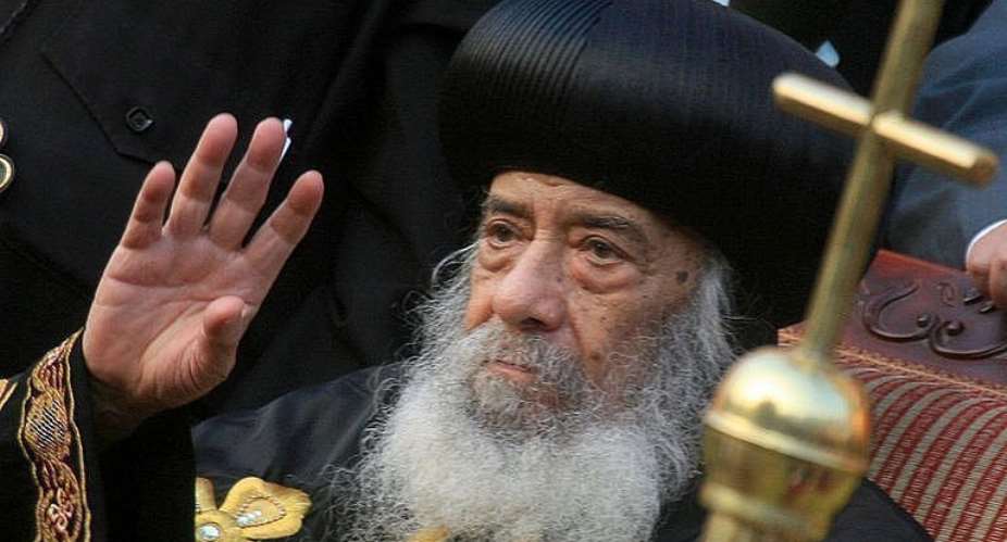 Sheunda led the Copts for the best part of a generation.  By Khaled Desouki AFPFile