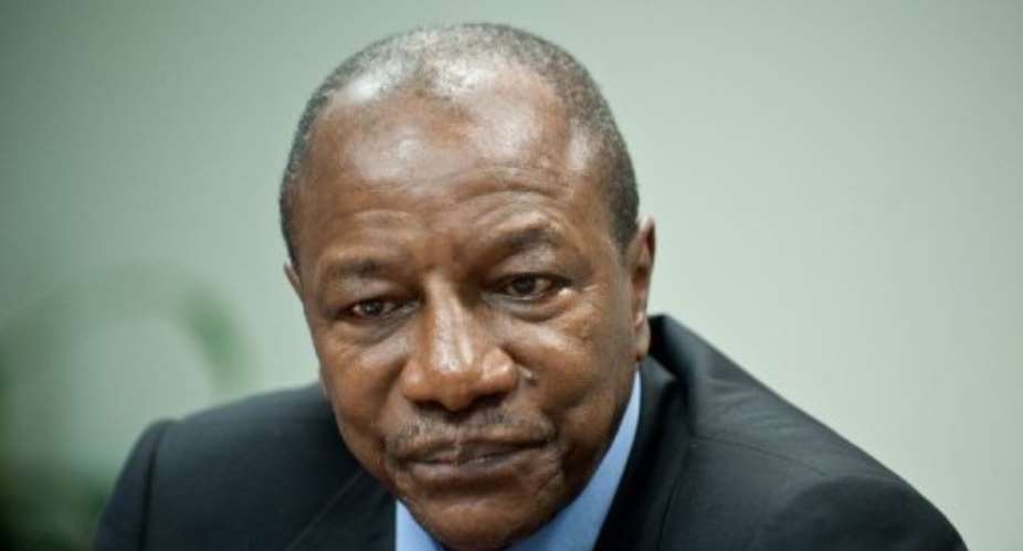 Alpha Conde is Guineas first democratically elected president.  By Nicholas Kamm (AFP/File)