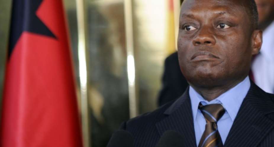 Guinea-Bissau President Jose Mario Vaz has been in power since 2014.  By Sia Kambou (AFP)