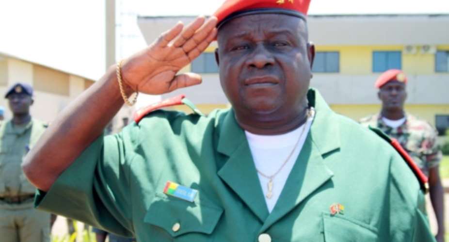 Guinea-Bissau's then army chief of staff General Antonio Indjai in May 2014.  By STR AFPFile