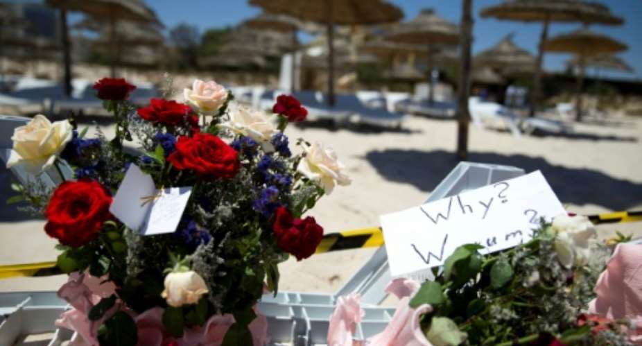 Gunman Seifeddine Rezgui killed 38 people including 30 British tourists and three Irish citizens in a shooting spree in June 2015 at the Sousse beach resort in Tunisia.  By KENZO TRIBOUILLARD AFPFile