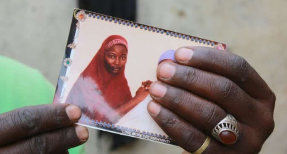 Hauwa was one of the 276 schoolgirls kidnapped by Boko Haram on April 14, 2014.  By Audu Ali MARTE AFP
