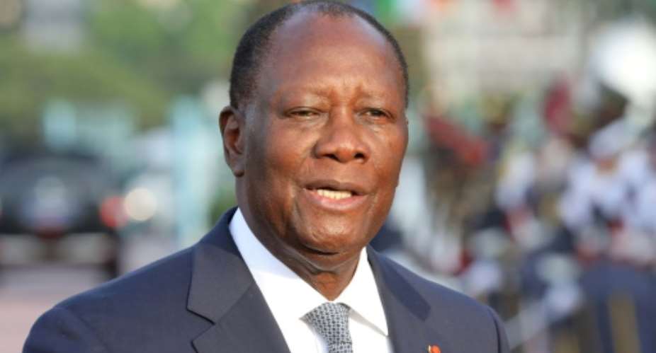 Heading for a third term? Ivorian President Alassane Ouattara.  By Ludovic MARIN AFPFile