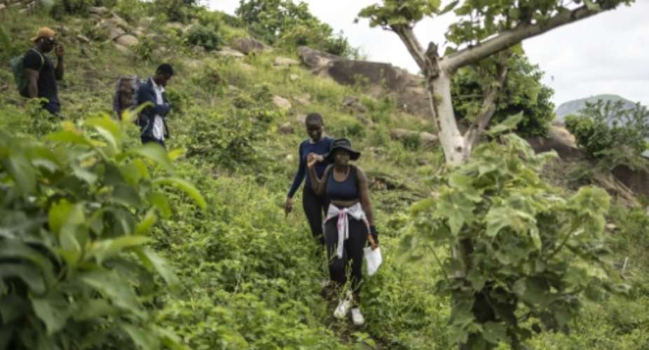 Hiking groups have led expeditions in Abuja for years, though they have to factor in security risks given the multitude of armed groups operating in Nigeria.  By OLYMPIA DE MAISMONT (AFP)