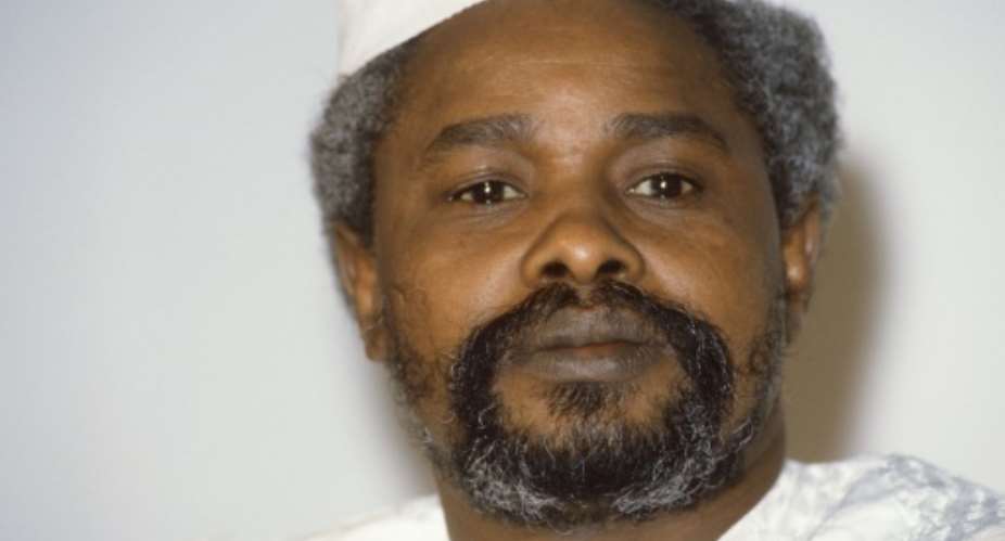 Hissene Habre ruled Chad from 1982-1990.  By Dominique Faget AFPFile