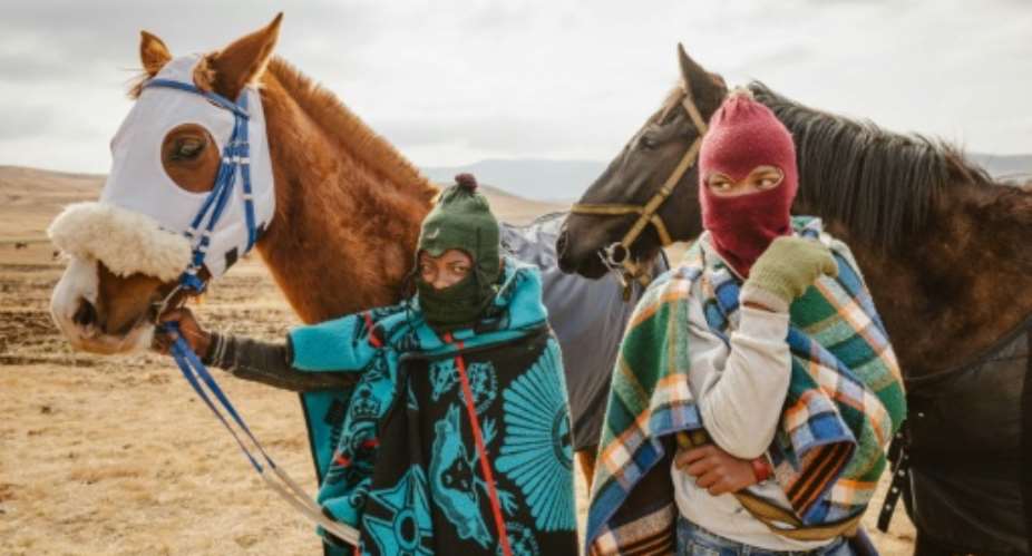 Horse racing in Lesotho is highly competitive and involves lots of gambling.  By Fredrik Lerneryd (AFP)