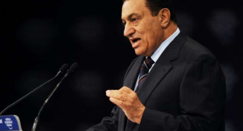 Hosni Mubarak ruled Egypt for three decades.  By MANDEL NGAN AFPFile