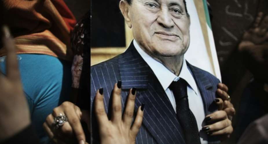 Hosni Mubarak ruled Egypt for three decades until 2011.  By MARCO LONGARI AFPFile